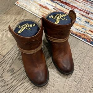 Leather Freebird Booties size 7